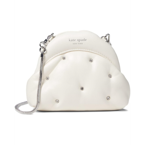 Kate Spade New York Shade Pearlized Smooth Quilted Leather Cloud Mini Crossbody
