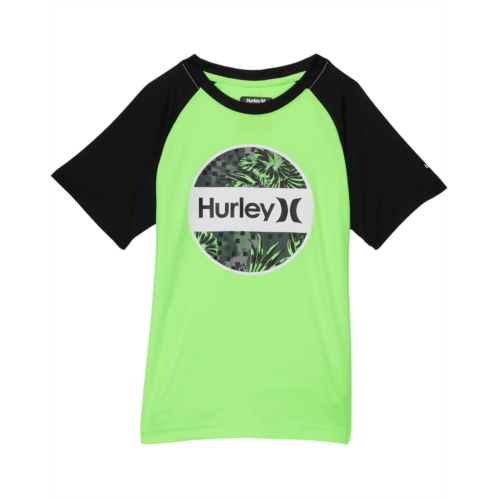 Hurley Kids Circle Print Fill UPF Shirt (Little Kids)