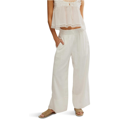 Womens Free People Days End Linen Pull On