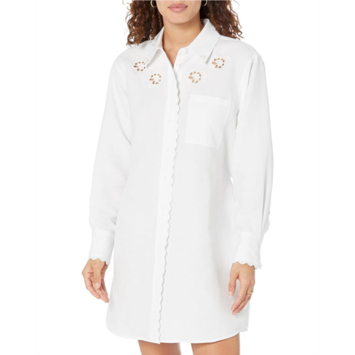 7 For All Mankind Scallop Shirtdress