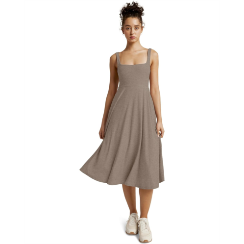 Womens Beyond Yoga Featherweight At The Ready Square Neck Dress
