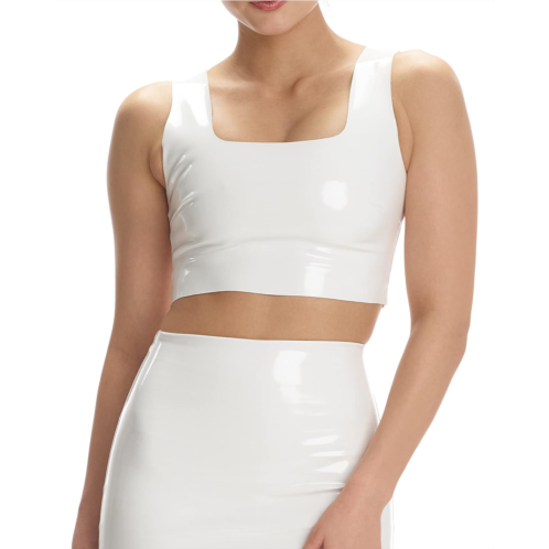 Commando Faux Patent Leather Crop Top FLT110