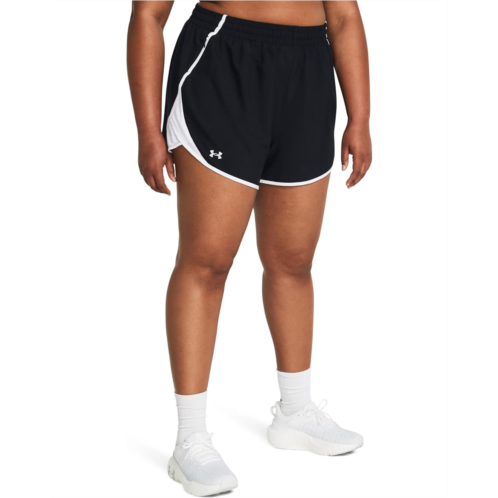 Womens Under Armour Plus Size Fly By Shorts