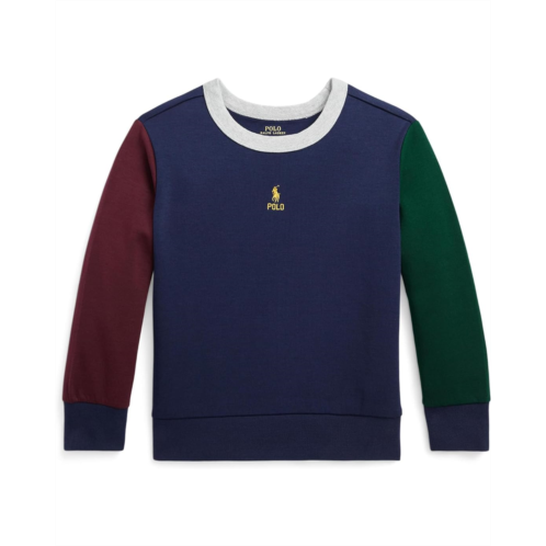 Polo Ralph Lauren Kids Color-Blocked Double-Knit Sweatshirt (Toddler/Little Kids)