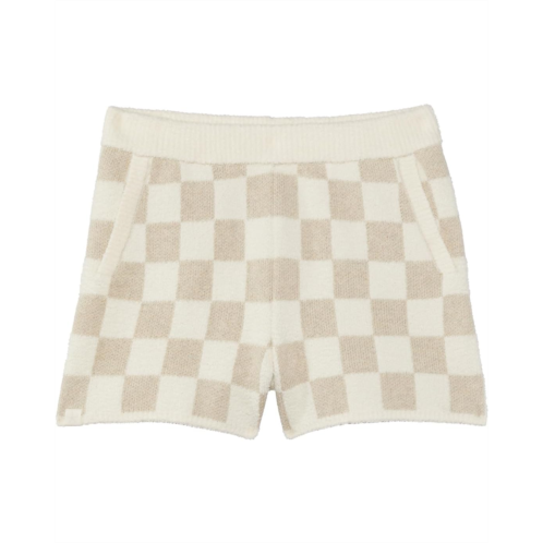 Barefoot Dreams Kids CozyChic Cotton Checkered Short (Toddler)