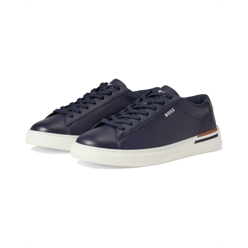 Mens BOSS Clint Smooth Leather Low Profile Sneakers