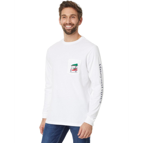 Vineyard Vines LS Xmas Golf Cart T