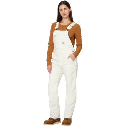 Womens Carhartt Rugged Flex Loose Fit Canvas Bib Overalls