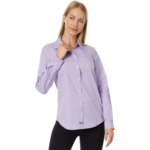 U.S. POLO ASSN. Long Sleeve Solid Stretch Poplin Shirt