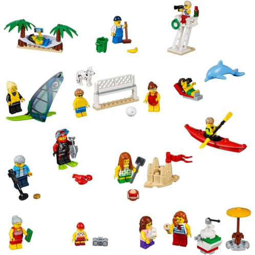 LEGO City Town People Pack ? Fun at The Beach 60153 Building Kit (169 Piece)