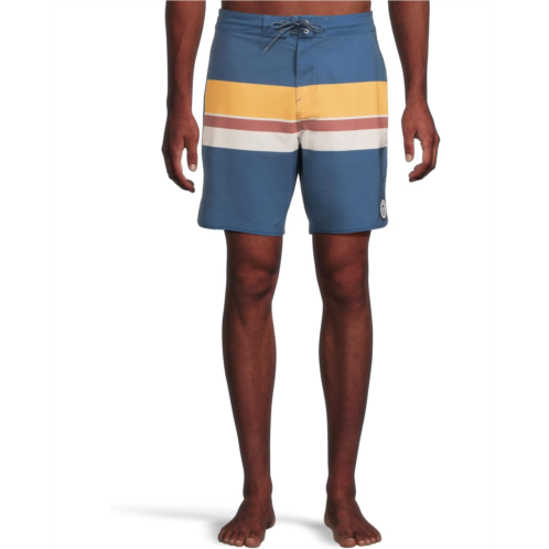 Mens ONeill Cruzer Stripe Scallop 18 Boardshorts