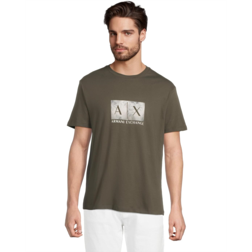 Mens Armani Exchange Ax Box Logo With Palm Tree Image