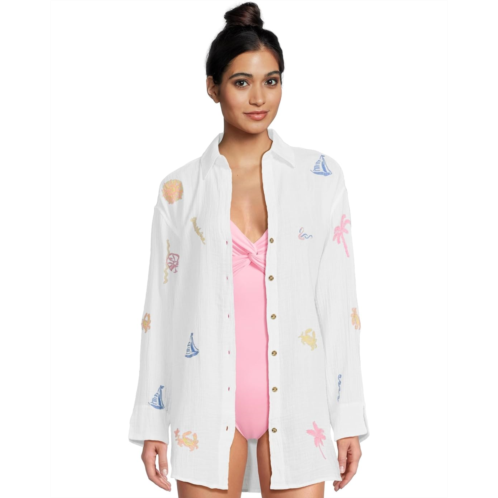 Womens Lilly Pulitzer Kwitney Embroidered Long