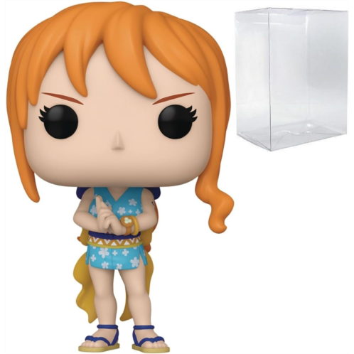 POP Anime: One Piece - Onami (Wano) Nami Funko Vinyl Figure (Bundled with Compatible Box Protector Case), Multicolor, 3.75 inches