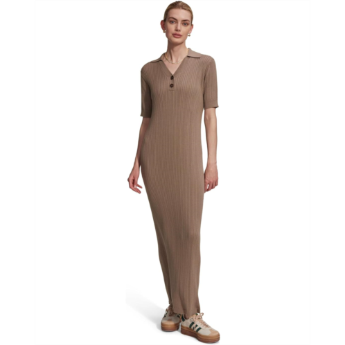 Womens Varley Andrea Pointelle Knit Dress