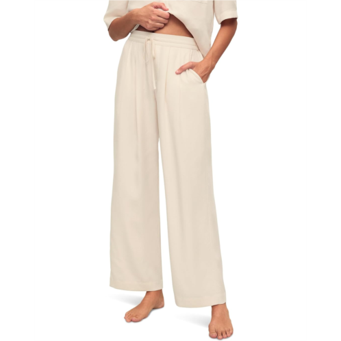 Womens Eberjey Tencel Woven Relaxed Pants