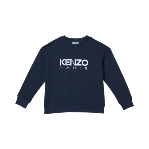 Kenzo Kids Sweatshirt Embroidered Logo On Chest (Little Kids/Big Kids)