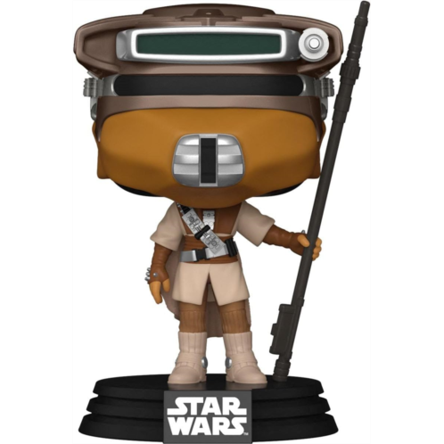 POP Star Wars: Return of The Jedi 40th - Princess Leia in Boushh Disguise Funko Vinyl Figure (Bundled with Compatible Box Protector Case), Multicolor, 3.75 inches