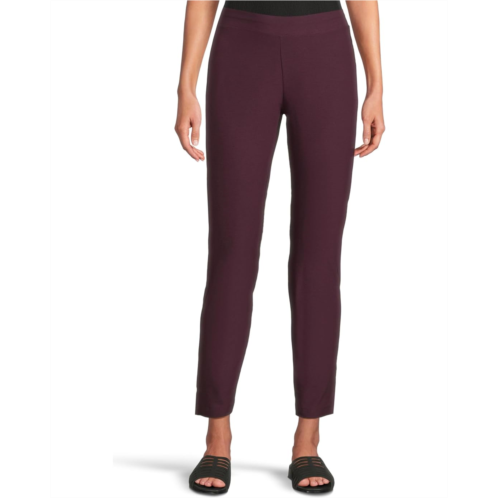 Womens Eileen Fisher Washable Stretch Crepe Slim Ankle Pants