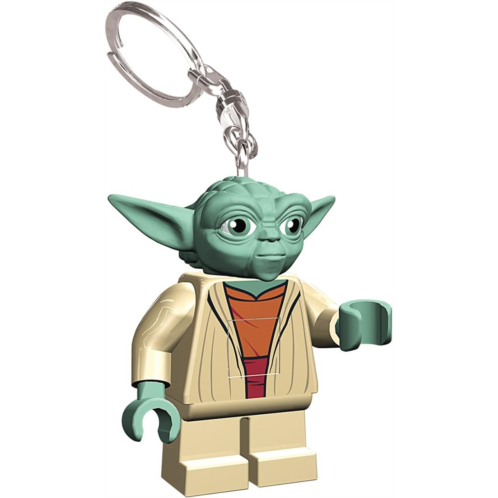 IQ Lego Star Wars Yoda LED Keychain Light - 2.25 Inch Tall Figure