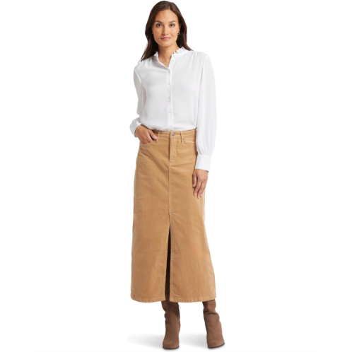 Womens NYDJ High-Rise Long Skirt