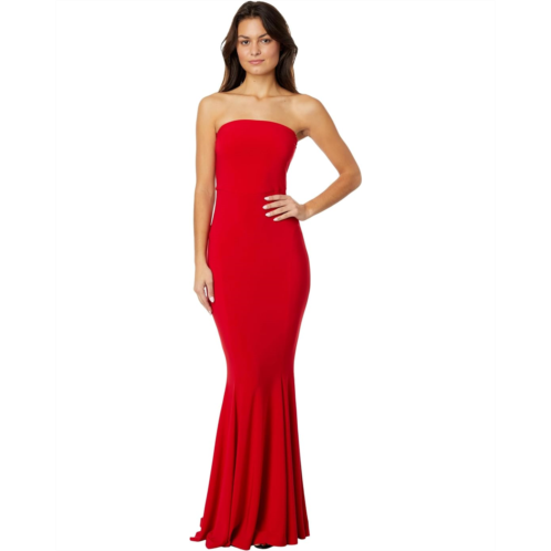 Norma Kamali Strapless Fishtail Gown