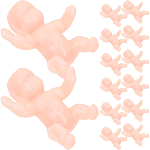 Gadpiparty Baby Gifts Baby Gifts 30 Pcs Play Baby Doll Set Mini Plastic Tiny Baby Figurines Realistic Small Micro Landscape Aquarium Ornament for Ice Cube Baby Shower Prank Game Ba