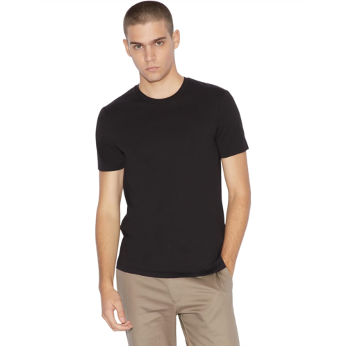 Mens Armani Exchange Crew Neck Tee with Small Logo Patch