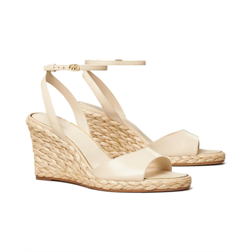 Womens Tory Burch Raffia Sandal Wedge 80mm