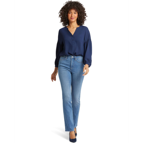 NYDJ High-Rise Billie Mini Bootcut in Water Canyon