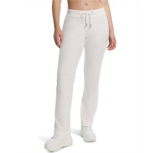 Womens Juicy Couture Rib Waist Velour Pant W/Drawcord