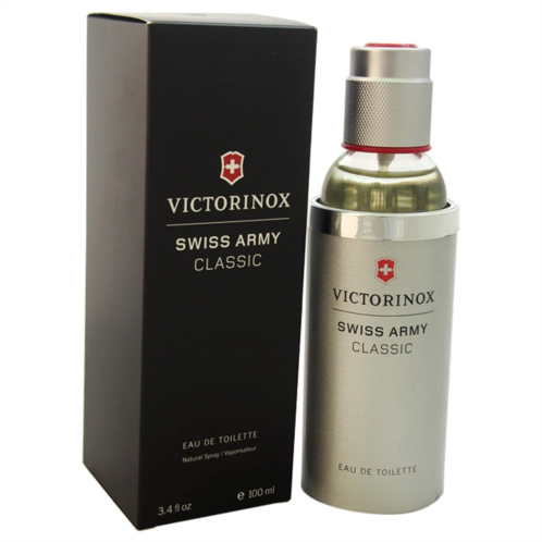 Victorinox Swiss Army Eau de Toilette Spray for Men, 3.4 Ounce