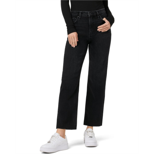 Womens Hudson Jeans Remi High-Rise Straight Ankle in Fade To Black