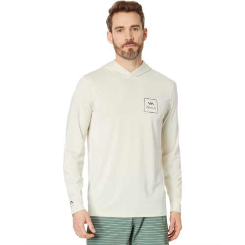 Mens RVCA RVCA Long Sleeve Hooded Surf Tee