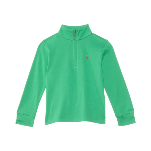 Polo Ralph Lauren Kids Cotton Interlock Quarter-Zip Pullover (Big Kid)