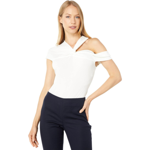 BCBGMAXAZRIA Twist Shoulder Bodysuit