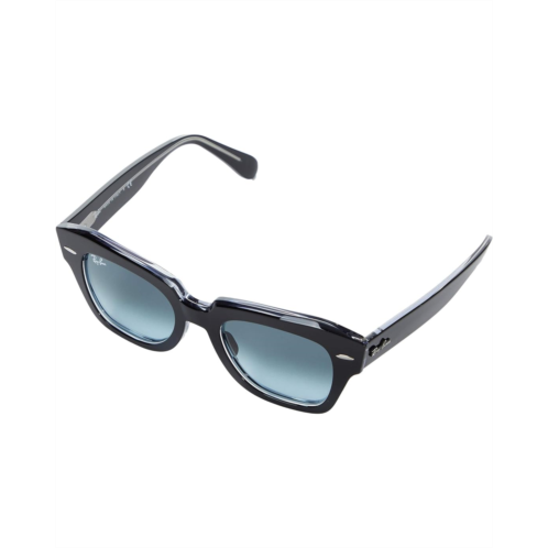 Ray-Ban 49 mm RB2186 State Street Square Sunglasses