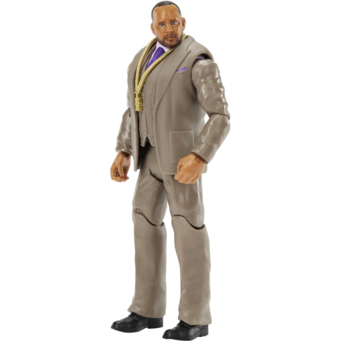 Mattel WWE Basic Action Figure, MVP, Posable 6-inch Collectible for Ages 6 Years Old & Up