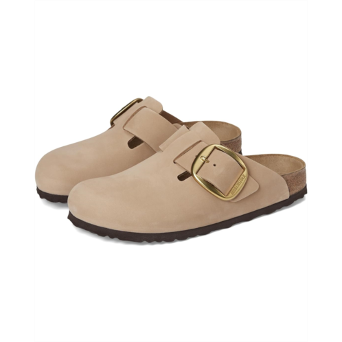 Womens Birkenstock Boston Big Buckle - Nubuck Leather
