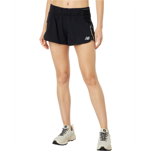 Womens New Balance Impact Run 3 Shorts