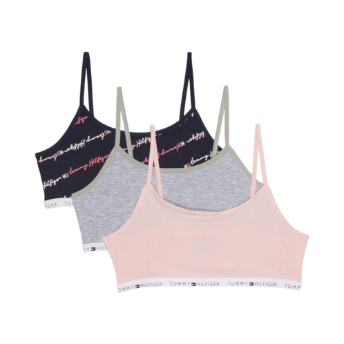 Tommy Hilfiger Kids Tommy Script Bra 3-Pack (Little Kids/Big Kids)