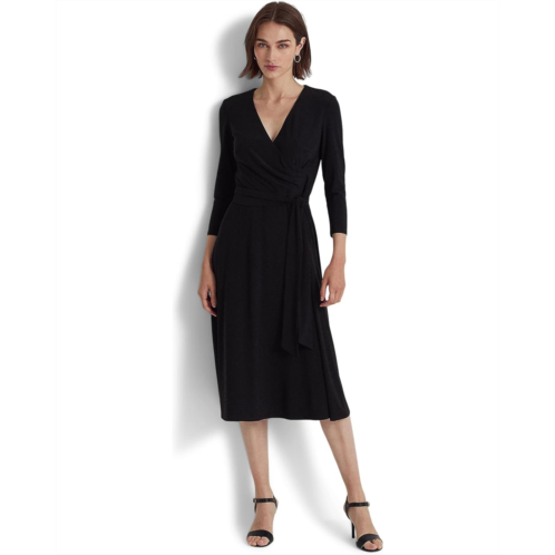 POLO RALPH LAUREN Womens Lauren Ralph Lauren Jersey-Matte Midi Dress