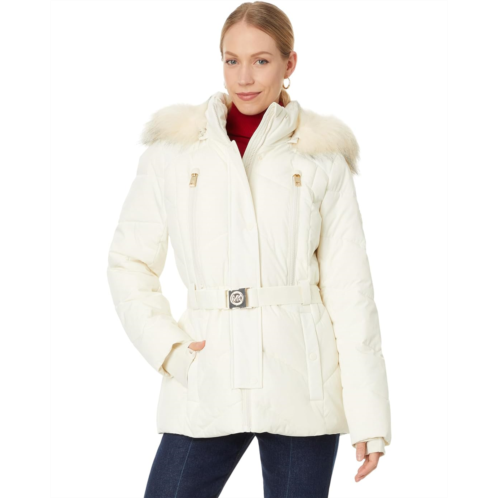 Michael Michael Kors Active Puffer With Fur Trim Hood A423409B