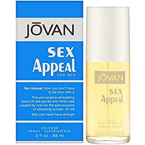 Jovan Sex Appeal By Coty 3.0 Oz Cologne Spray Fragrance For Men