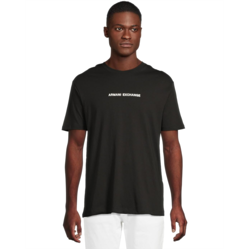 Mens Armani Exchange Logo Text Tee