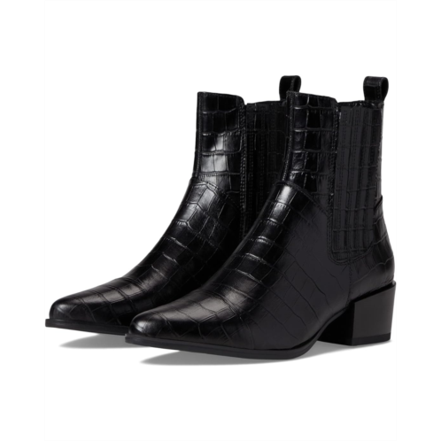 Vagabond Shoemakers Marja Croc Embossed Leather Bootie