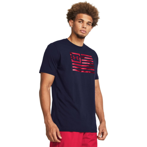 Mens Under Armour Freedom Flag Printed T-Shirt