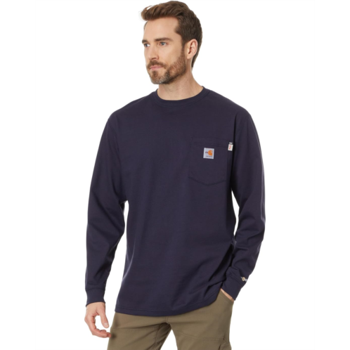 Mens Carhartt Flame-Resistant (FR) Force Cotton Long Sleeve T-Shirt