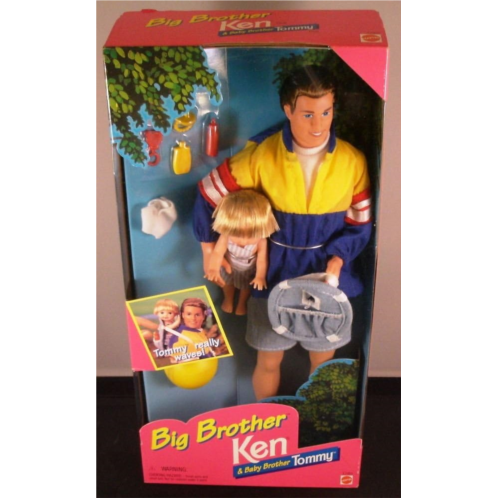 Barbie 17055 1996 Big Brother Ken & Baby Brother Tommy