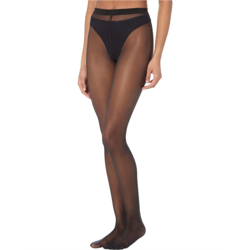 Wolford Floral Back Seam Tights